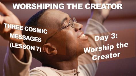 worship the creator