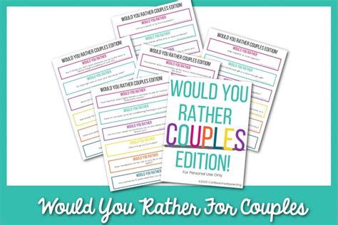 Would You Rather Couples Edition Do You Know Me G