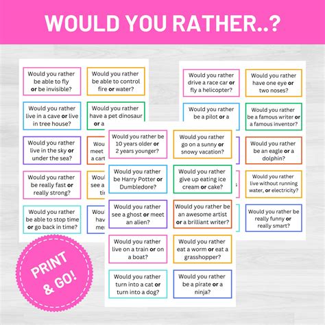 Would You Rather Game 600 Funny Challenging And H