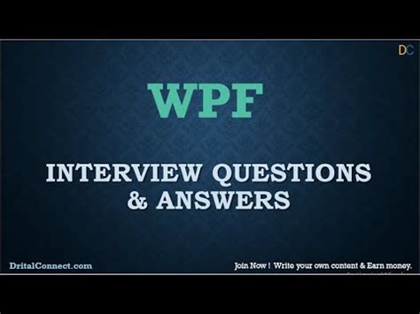 Download Wpf Interview Questions And Answers Bambum 