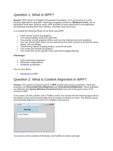 Download Wpf Interview Questions And Answers Bambum 