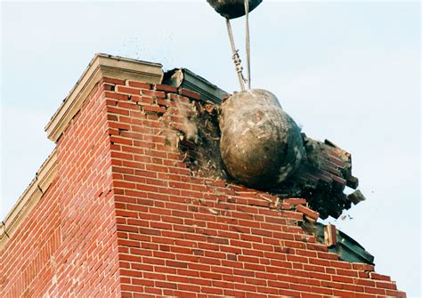 Wrecking Ball Building Demolition