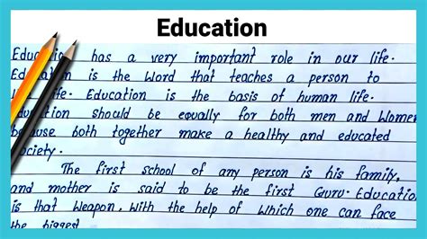 Write An Essay About Education Dimpleenergy Com Writing About Education - Writing About Education