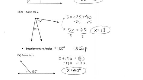 Write And Solve Equations Using Angle Relationships 8th 8th Grade Relationships - 8th Grade Relationships