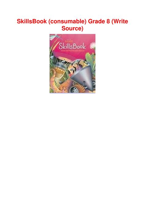 write source skillsbook grade 8 answers