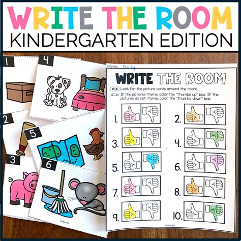 Write The Room In Kindergarten And First Grade Write The Room First Grade - Write The Room First Grade
