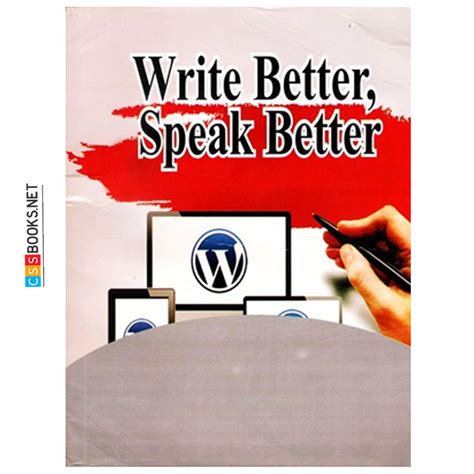Read Online Write Better Speak Better 