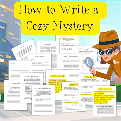 Writing A Cozy Mystery 10 Feel Good Suspense Writing A Mystery - Writing A Mystery