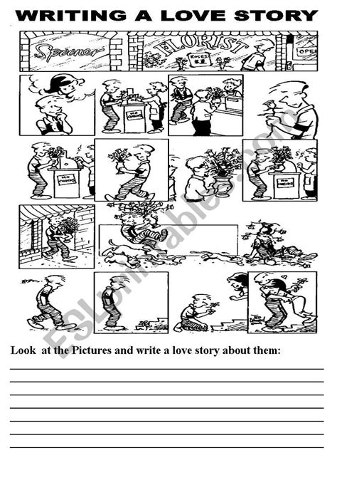 Writing A Love Story Esl Worksheet By My Love Languages Worksheet - Love Languages Worksheet