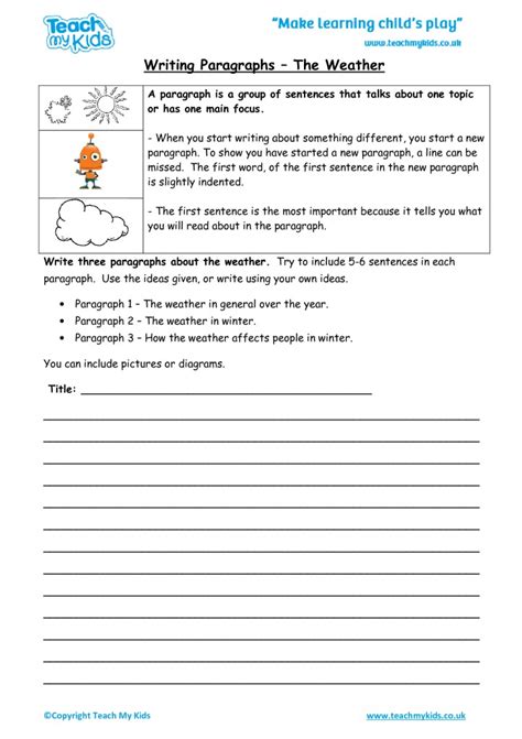 Writing A Weather Report   Pdf Making Your Own Weather Report Met Office - Writing A Weather Report