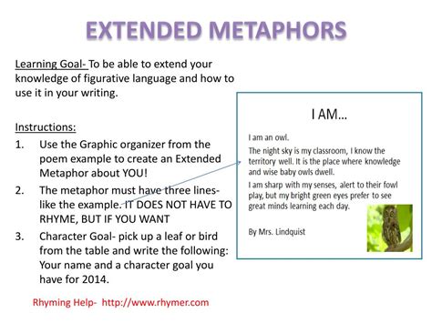 Writing About Writing An Extended Metaphor Assignment Read Metaphors About Writing - Metaphors About Writing