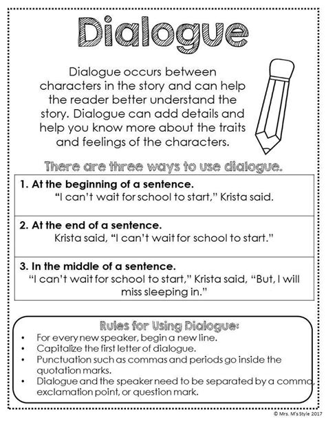 Writing Dialogue Worksheets K5 Learning Narrative Writing For Grade 3 - Narrative Writing For Grade 3