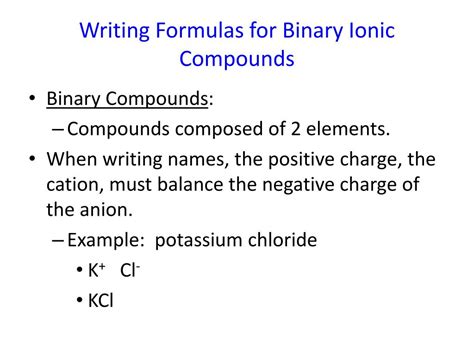 Writing Formulas For Binary Ionic Compounds Worksheet Answers Binary Ionic Compounds Worksheet Answers - Binary Ionic Compounds Worksheet Answers