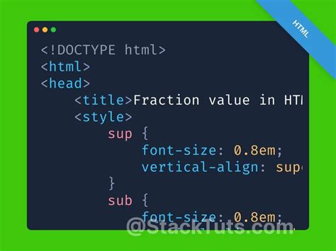 Writing Fractions In Html Writing Fractions - Writing Fractions