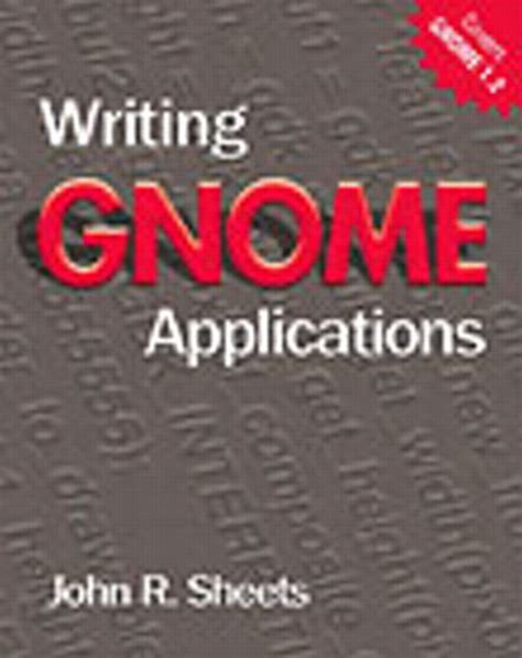 Writing Gnome Applications