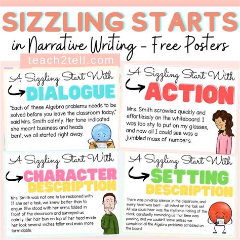 Writing Leads Or Sizzling Starts In Narrative Writing Strong Leads In Narrative Writing - Strong Leads In Narrative Writing