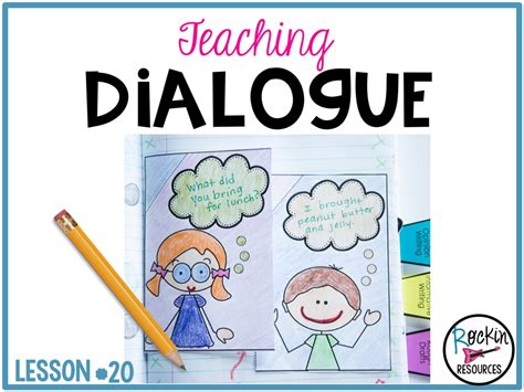 Writing Mini Lesson 20 Dialogue In A Narrative Teaching Dialogue In Narrative Writing - Teaching Dialogue In Narrative Writing