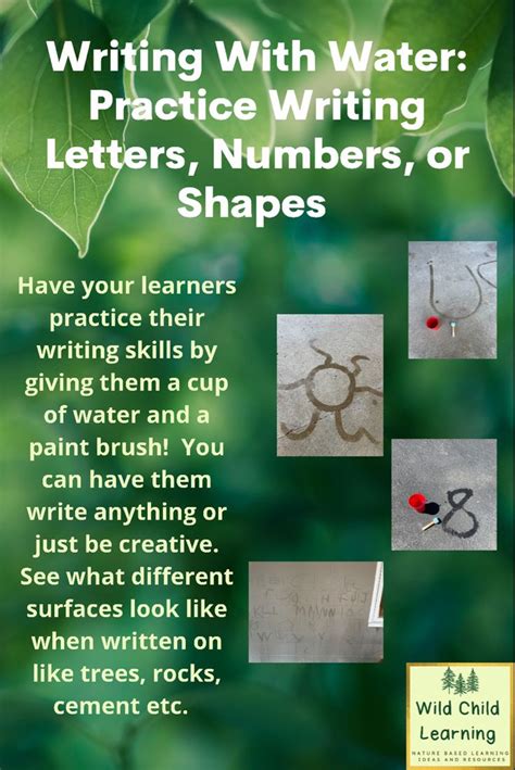writing on water