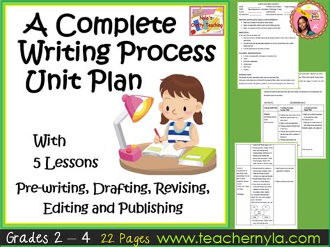 writing process lesson plan grade 1