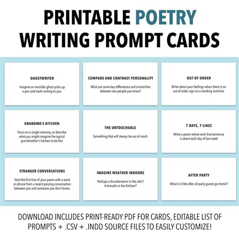 Writing Prompts Galore Tweetspeak Poetry Writing Prompts Poetry - Writing Prompts Poetry