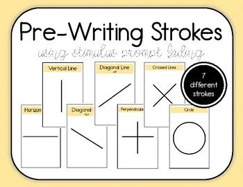 Writing Strokes Teaching Resources Tpt Basic Writing Strokes For Kindergarten - Basic Writing Strokes For Kindergarten