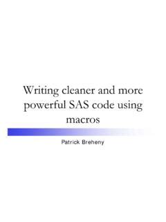Download Writing Cleaner And More Powerful Sas Code Using Macros 