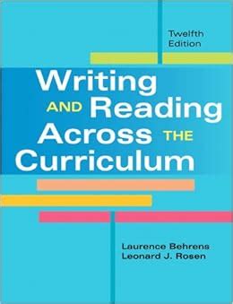 Read Online Writing Reading Across The Curriculum 12Th Edition 