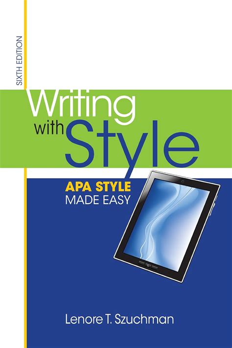 Full Download Writing With Style Apa Style Made Easy High Schoolretail Version 