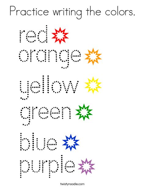 Writingincolor Color Writing - Color Writing