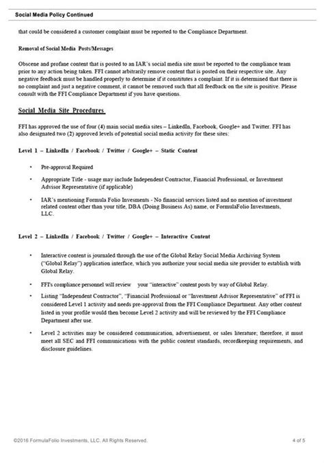 Written Supervisory Procedures