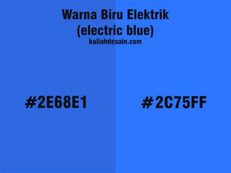 Wrna Biru  Kode Warna Biru Elektrik Riset - Wrna Biru