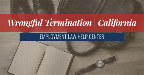 wrongful termination california