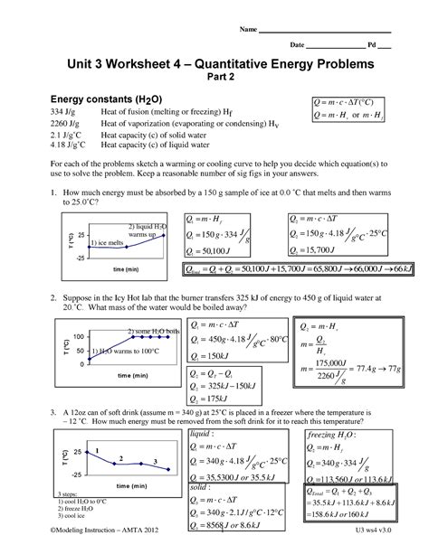 Ws 4 Quantitative Energy 2 Key Compress General Unit Iii Worksheet 4 Answers - Unit Iii Worksheet 4 Answers
