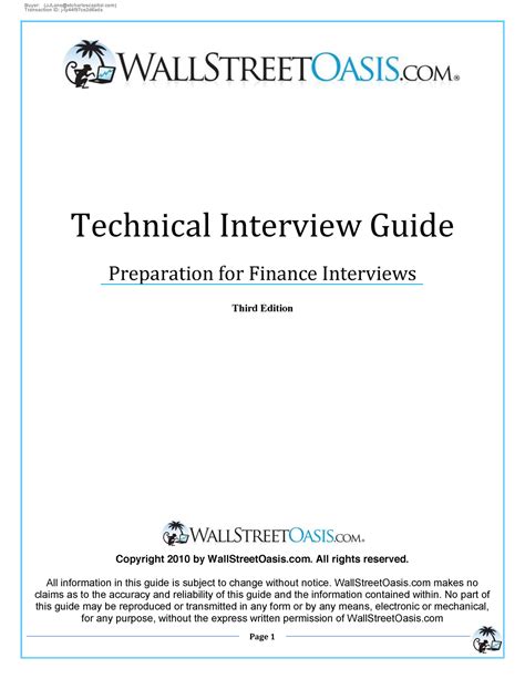Full Download Wso Technical Interview Guide 