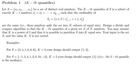 wu :: forums - K-th Quantiles - University of California, Berkeley