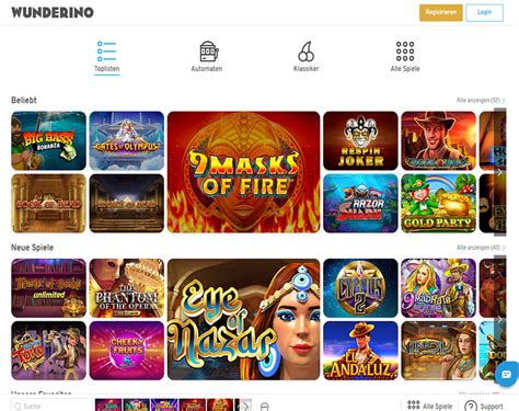 wunderino casino erfahrungen Schweizer Online Casinos