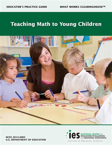 Wwc Teaching Math To Young Children Childrens Math - Childrens Math