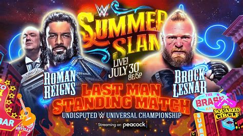 WWE Summerslam 2022 live stream and how to watch Brock Lesnar 