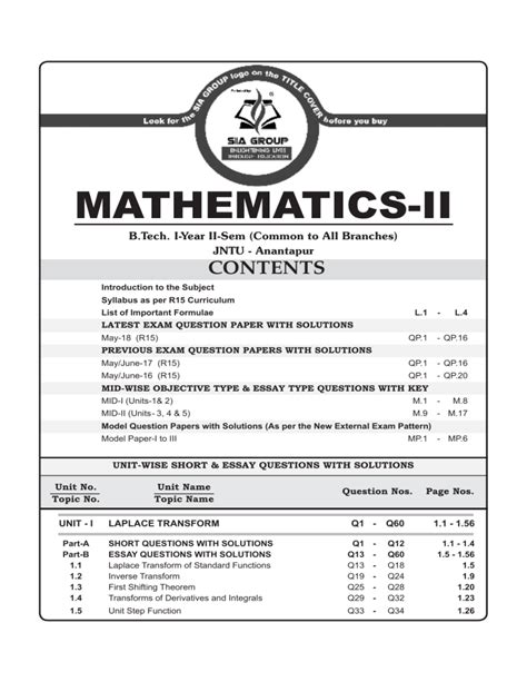 Full Download Www Spectrum Ebooks Jntua Materials 