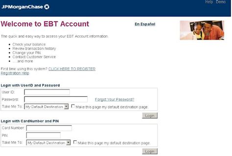 www.ebtaccount.jpmorgan.com - Access Jp Morgan EBT Account