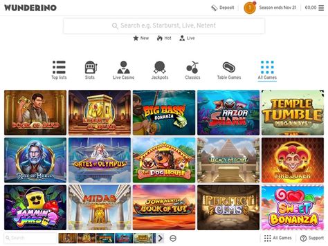 www.wunderino casino Online Casino spielen in Deutschland