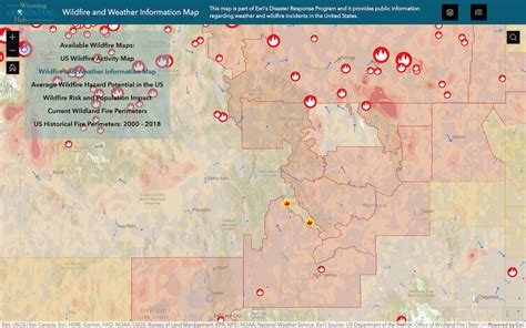 wyoming fires map