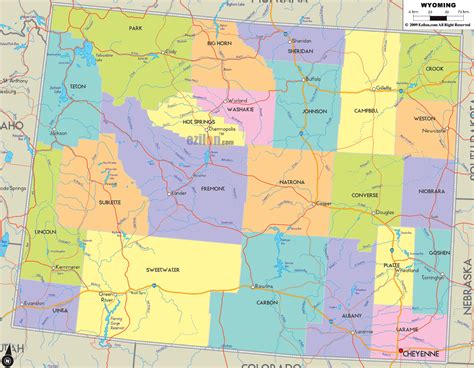wyoming maps
