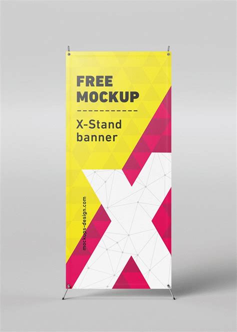 x banner mockup free