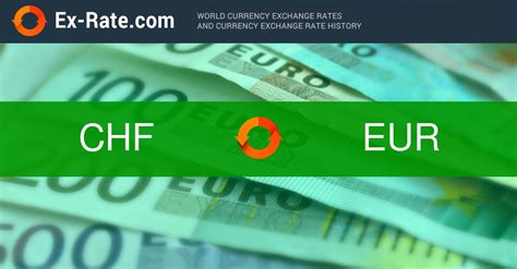 x rate chf eur