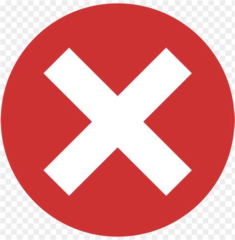 X With Circle Around It