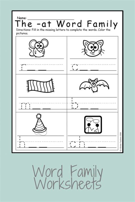 X Word Family Worksheets Free Printable For Kindergarten X Words For Kindergarten - X Words For Kindergarten