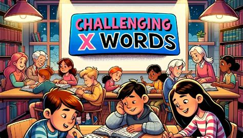 X Words For Kids Faithful Fable X Words For Kindergarten - X Words For Kindergarten