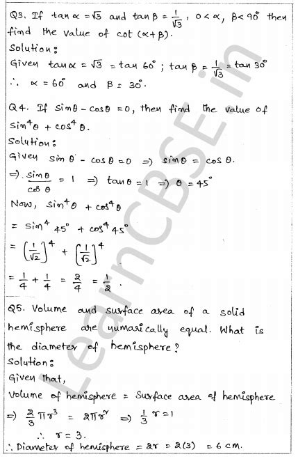 Download X Cbse Solved Sample Papers Maths File Type Pdf 