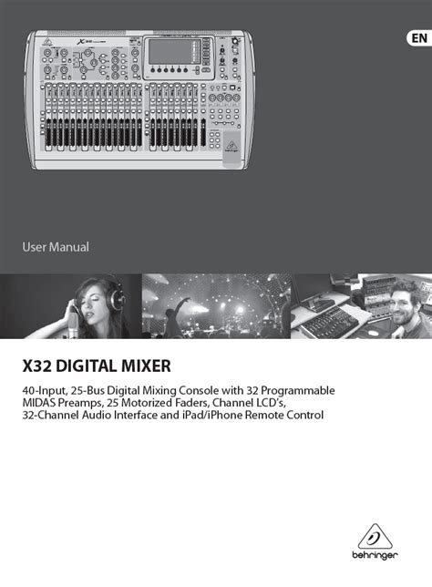 X32 Manual Behringer